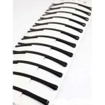 Klasická černá pérka do vlasů - černá - 12ks - široká – Hledejceny.cz