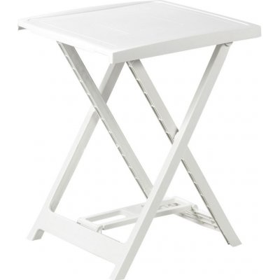 Progarden Zahradní odkládací stolek ARNO 50 x 47 x 65 cm bílý – Zboží Dáma