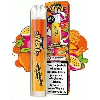 Kurwa Collection Mango Passion Fruit 20 mg 700 potáhnutí 1 ks – Zbozi.Blesk.cz