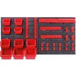 KISTENBERG Závěsný panel s 10 boxy a 22 držáky na nářadí ORDERLINE 800x165x400 – Zboží Mobilmania