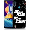 Pouzdro a kryt na mobilní telefon Samsung Picasee silikonový černý obal Samsung Galaxy M11 FK Viktoria Žižkov A