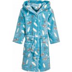 Dětský fleecový župan Playshoes Surfbus turquoise – Hledejceny.cz