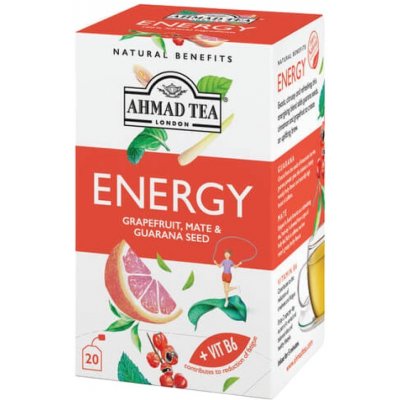 Ahmad Tea ENERGY funkční čaj 20 x 1,5 g – Hledejceny.cz