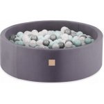 Misioo Smart suchý bazén světle šedý 90x30 cm – Zboží Dáma