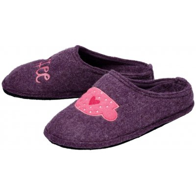 esmara dámská domácí obuv, s vysokým podílem vlny lila fialová – Zboží Dáma