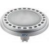 Žárovka GTV LED, ES111, 12 W, GU10, 850 lm, AC 220–240 V, 50–60 Hz, 120°, 104 mA, 3000 K, šedá, rychlý matný, 65 mm