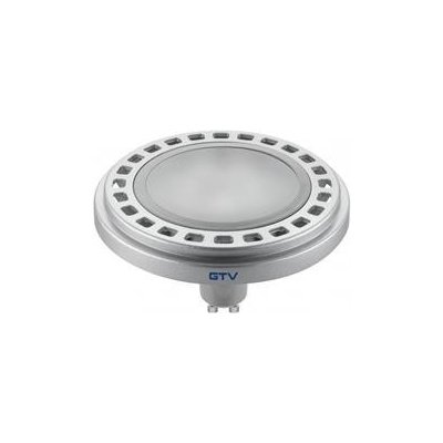 GTV LED, ES111, 12 W, GU10, 850 lm, AC 220–240 V, 50–60 Hz, 120°, 104 mA, 3000 K, šedá, rychlý matný, 65 mm – Zboží Mobilmania