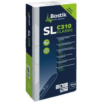 BOSTIK Samorozlévací cementová hmota SL C310 CLASSIC, balení 25 kg – Sleviste.cz