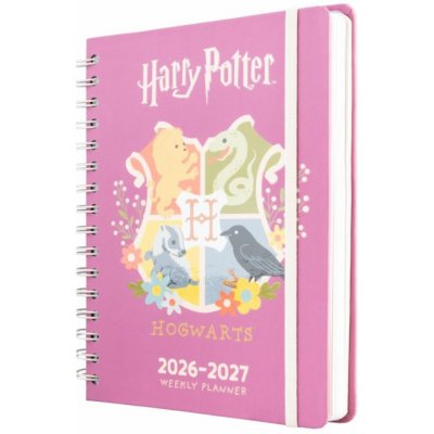 CurePink AEESVA52601 A5 týdenní 2026/2027 Harry Potter Hogwarts – Zboží Živě