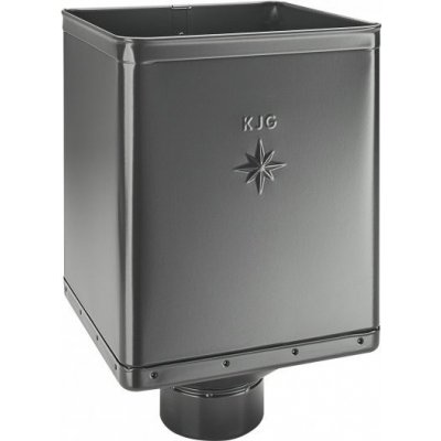 KJG Kotlík žlabový sběrný Design excentrický 100 mm antracit – Hledejceny.cz