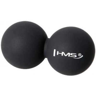 HMS Dvojitý masážní míč Lacrosse ball BLC02 černý - 6,5 cm – Hledejceny.cz