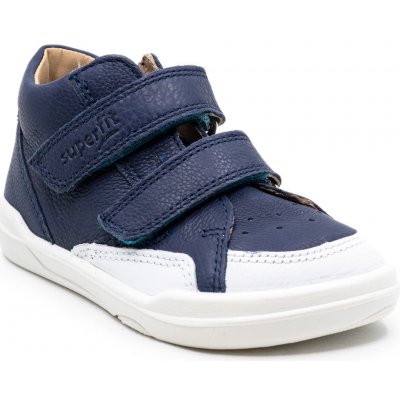 Superfit celoroční boty nappa superfree na suchý zip modré/bílé