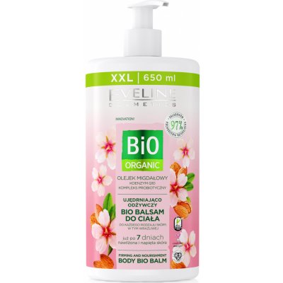 Eveline Cosmetics BIO Organic zpevňující vyživující tělový balzám 650 ml – Hledejceny.cz
