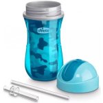 Chicco hrníček Sport termo s brčkem modrý 266 ml – Zbozi.Blesk.cz