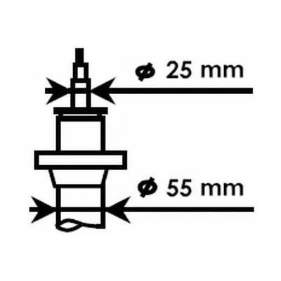 Tlumič pérování plynový KAYABA (KYB 335808)