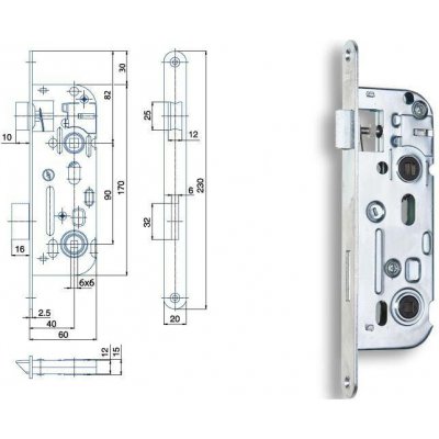 HOBES 01-16 P-L Zn 60/90 WC 20mm 1549248006010 – Hledejceny.cz