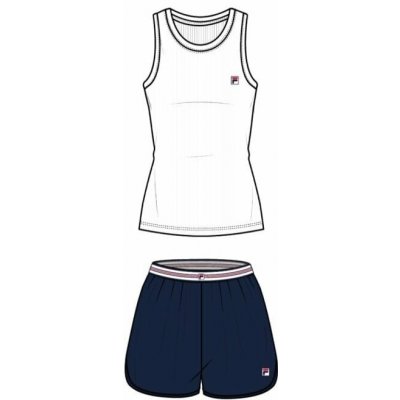 Fila Tank Jersey rib pant FPS4122 white blue