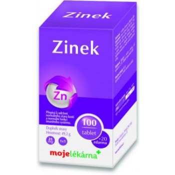 Moje Lékárna Zinek 25 mg 120 tablet