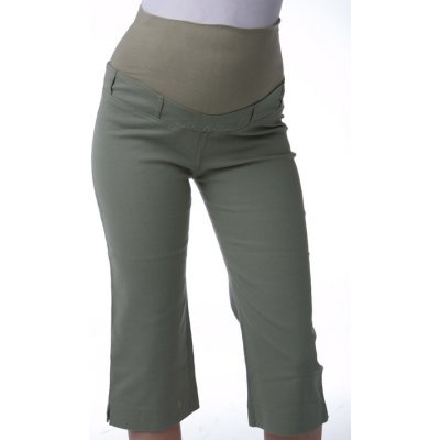 Těhotenské 3/4 kalhoty 1S0242 zelená – Zboží Mobilmania