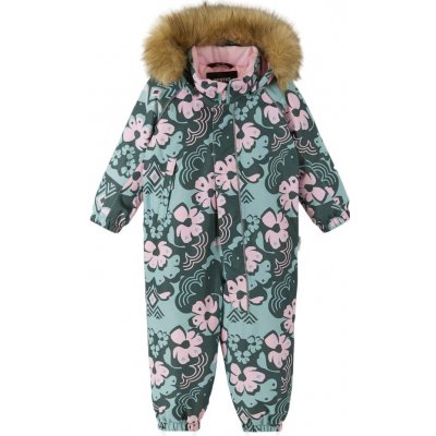 Dětská kombinéza Reima Lappi Dětská růžová zelená – Zboží Dáma