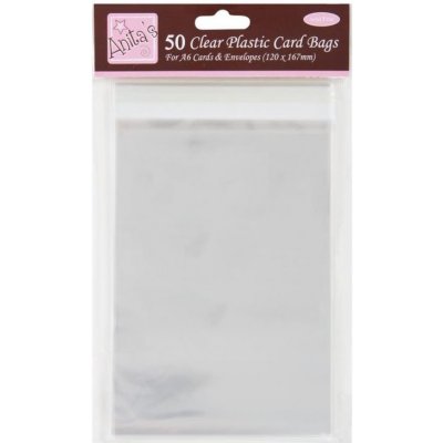 WEST DESIGN Celofánové obaly na obálky 12 × 16,7 cm (50 ks) – Zboží Živě