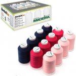 Sada nití OVERLOCK BOX 3+1 – Madeira varianta Apple & Blue – Hledejceny.cz