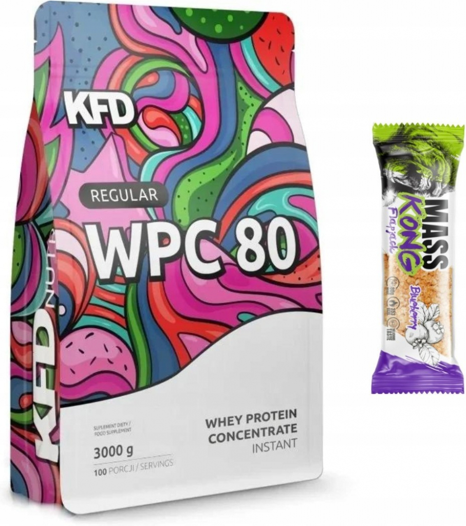 KFD 80% WPC protein 3000 g