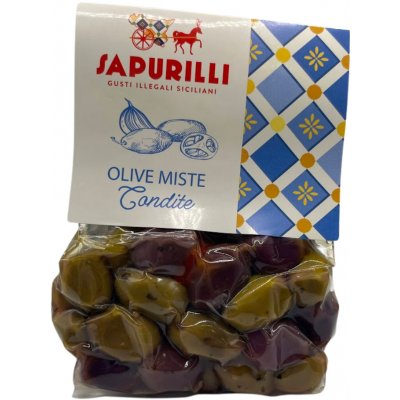 Sapurilli mix marinovaných oliv s bylinkami 300 g – Zboží Dáma