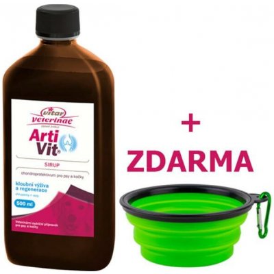 Vitar Veterinae Artivit sirup 500 ml + DentOn 100 g – Hledejceny.cz