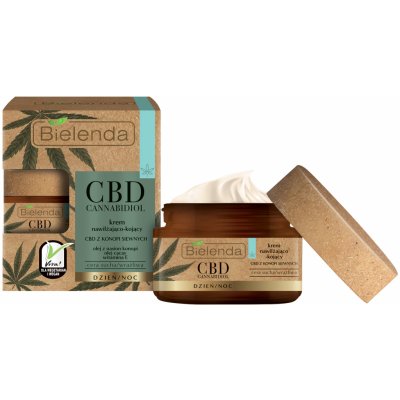 Bielenda CBD Cannabidiol hydratační a zklidňující krém 50 ml – Zboží Mobilmania