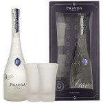 Pravda Vodka 40% 0,7 l (dárkové balení 2 panáky) – Hledejceny.cz