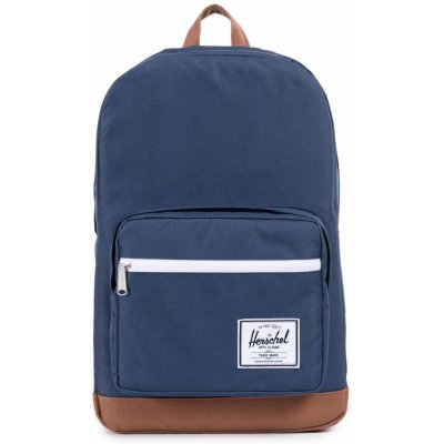 Herschel Pop Quiz Navy/Tan Synthetic Leather – Zboží Mobilmania