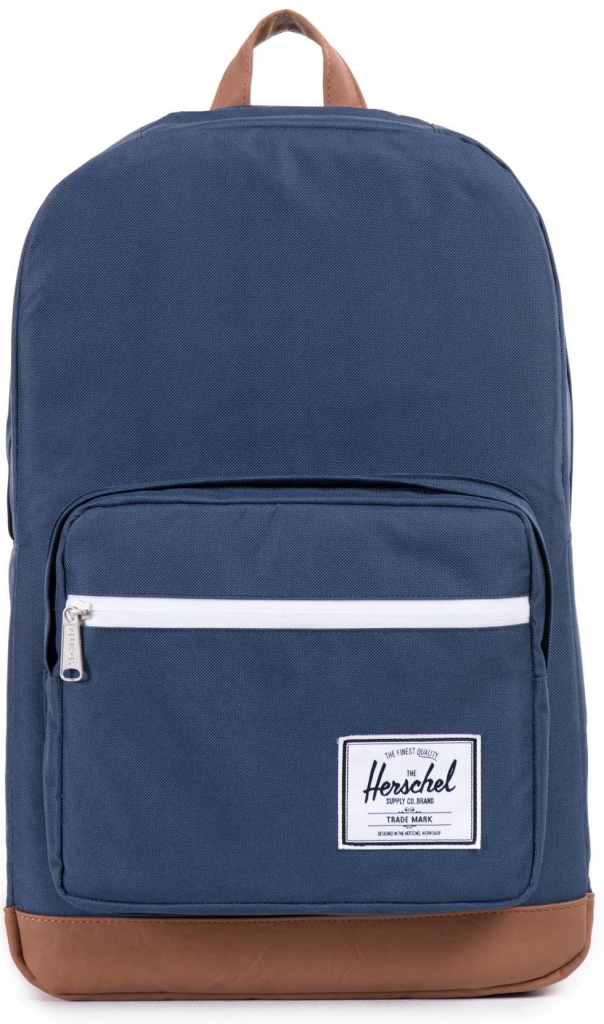 Herschel Pop Quiz Navy/Tan Synthetic Leather