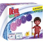 Dr. Devil Sunset Blossom Push Pull WC blok bez košíku 4 x 20 g – Zboží Dáma