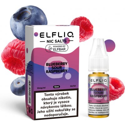 Elf LIQ Blueberry Sour Raspberry 10 ml 10 mg – Zboží Dáma