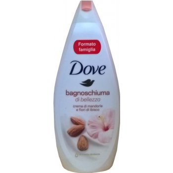 Dove Purely Pampering Almond pěna do koupele mandle a ibišek 700 ml