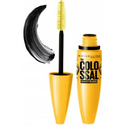 Maybelline The Colossal Smoky Black objemová řasenka black 10,7 ml – Sleviste.cz
