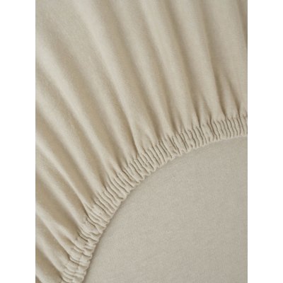 MKLuzkoviny.cz Jersey prostěradlo Classic béžové 180x200 – Zboží Dáma