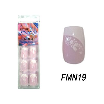 NAIL SYSTEM Sada umělých nehtů F 19 FMN 20 ks BOX – Zboží Dáma