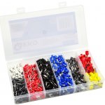 Sada izolovaných kabelových dutinek GEKO, 1200ks G03603 – Zboží Dáma