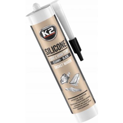 K2 SILICONE Black Silikonový tmel na motory 300g černý – HobbyKompas.cz