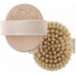 BocioLand masážní dřevěný kartáč s pevným přírodním vlasem přírodní – Sleviste.cz