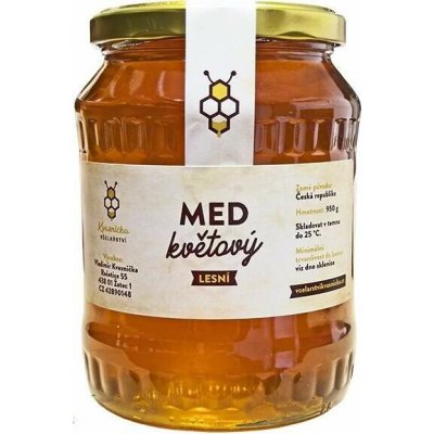 Včelařství Kvasnička Med květový "Lesní", český 950 g – Hledejceny.cz