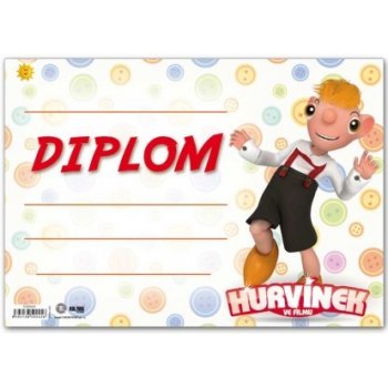 Dětský diplom A4 MFP DIP04-H02 Hurvínek