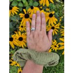 Mušelínová scrunchie s kapsičkou - dámská Barva: Kytičková – Zboží Dáma