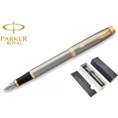 Parker 1502/3131649 Royal I.M. Brushed Metal GT plnicí pero