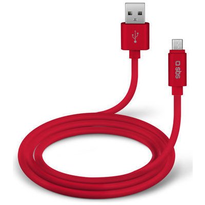 SBS TECABLPOLOTYPECR USB-C, 1m, červený – Zbozi.Blesk.cz