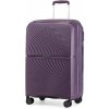 Cestovní kufr Kono British traveller fialová 68L