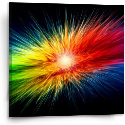 Sablio Obraz Barevná exploze - 110x110 cm – Hledejceny.cz