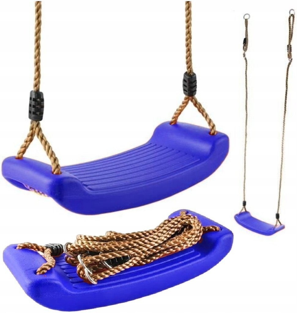 Zahradní houpačka Przydasie.pl plastové sedátko 16,5 cm 175 cm 70 kg 3+